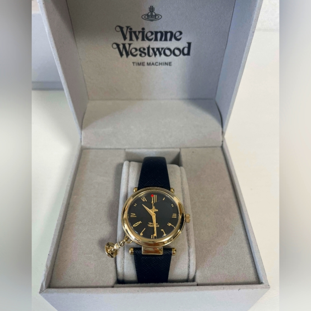 Vivienne Westwood Gold and Black Watch